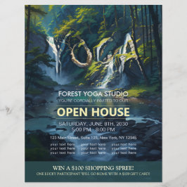 シックフォレストYOGA隠し文字瞑想インストラクター チラシ