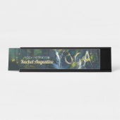 シックフォレストYOGA隠し文字瞑想インストラクター デスクネームプレート (正面)