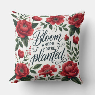 シックフラワーデザイン装飾用クッション クッション