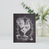 シックフランスのな黒板西部の田舎者 ポストカード (スタンド正面)