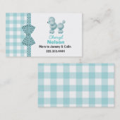 シックフランスのアクアプードルモンマイカード コーリングカード (正面/裏面)