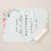 シックフランスのガーデンフローラ牡丹ニューミスターそしてミセス シェルパブランケット (正面(横))