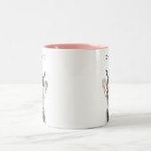 シックフランスのブルドッグフレンチクラウン ツートーンマグカップ (中央)