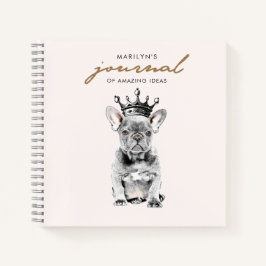 シックフランスのブルドッフ王室のレンキ ノートブック