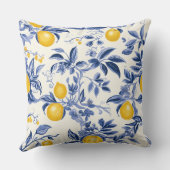 シックフランスのブルーロマンス クッション (裏面)