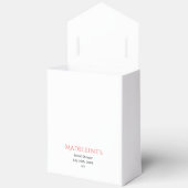 シックフランスの・パリジャン彼女はウィブライダルシャワーと言った フェイバーボックス (見開き)