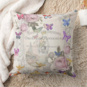 シックフランスの，田舎風，フローラルパターン，バラ,re クッション (ブランケット)