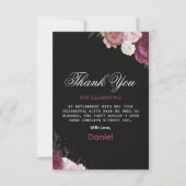 シックフローラサプライズ退職パーティー2025 サンキューカード (正面)