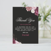 シックフローラサプライズ退職パーティー2025 サンキューカード (スタンド正面)