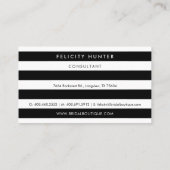 シックフローラバラ結婚ズドレスブライダルブティック 名刺 (裏面)