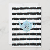 シックフローラバンチパーティーボーイベビーシャワー招待状 招待状 (裏面)