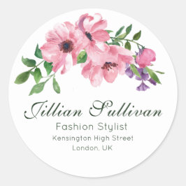 シックフローラブティックビジネス&マーケティング ラウンドシール