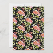 シックフローラブランチ&バブリーブライダルシャワー 招待状 (裏面)