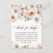 シックフローラベビー開花図書ベビー エンクロージャーカード (正面)