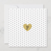 シックフローラボタニカルストークベビーシャワー招待状 招待状 (裏面)