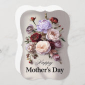 シックフローラマザーズデイカード (正面/裏面)