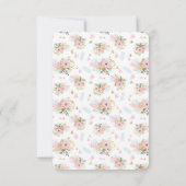 シックフローラマジカルユニコーンガールズバースデーパーティー 出欠カード (裏面)