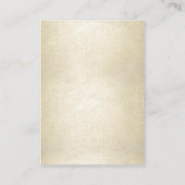 シックフローラマルサラバラウォーターカラー金ゴールド披露宴 エンクロージャーカード (裏面)