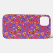 シックフローラミニプリントon Blue iPhone 6 Xtreme Case Case-Mate iPhoneケース (裏面 (横))