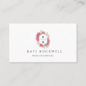 シックフローラメイクアップアーティスト美しいサロン | 結婚s 名刺 (正面)