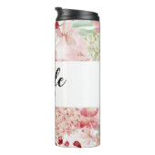 シックフローラモノグラムのブライダルウェディングパーティー タンブラー (回転右)