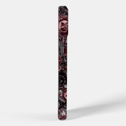 シックフローラヴィンテージバロックパーソナライズされたモノグラム Case-Mate iPhoneケース (裏面 / 右)