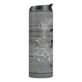 シックフローラ素朴リース結婚の熱降下 タンブラー (回転左)