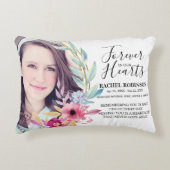 シックフローラ追悼ファミリーメモリアル アクセントクッション (正面)