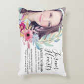 シックフローラ追悼ファミリーメモリアル アクセントクッション (正面(垂直))