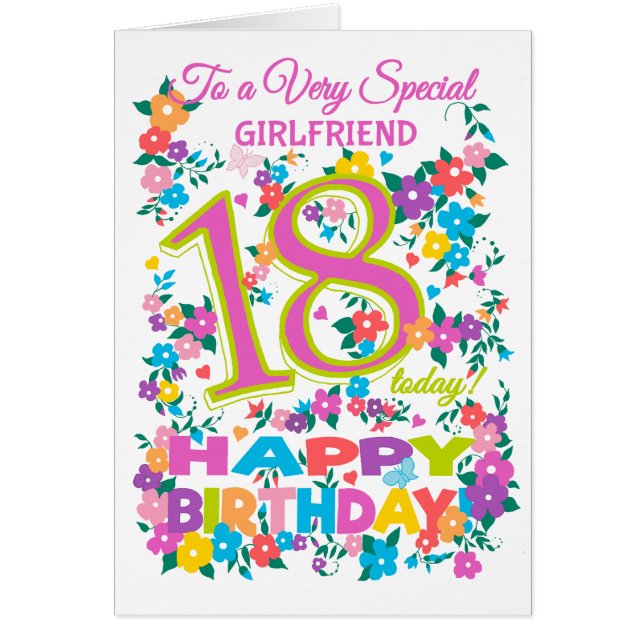 シックフローラ18誕生日ガールフレンド (正面)