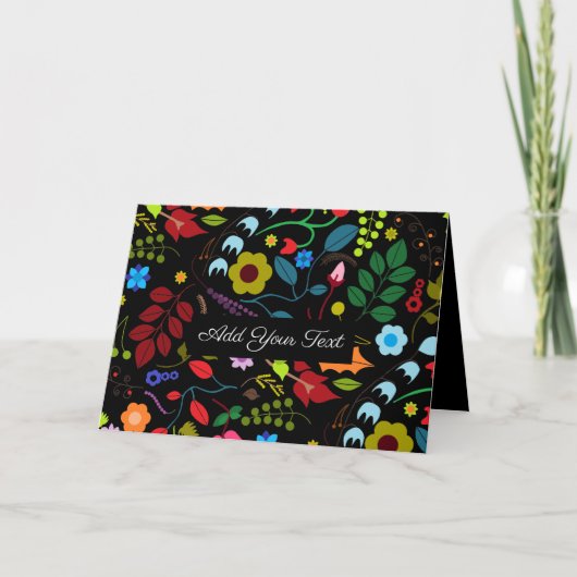 シックフローラ カード (正面)