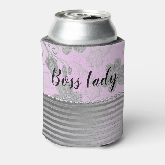シックフローラ「ボスレディ」 缶クーラー (缶裏面)