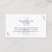 シックブティックスタイルペットサロンドイツシェパードドッグ 名刺 (裏面)