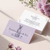 シックブティックスタイルペットサロンドイツシェパードドッグ 名刺