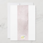 シックブライダルシャワー招待状 招待状 (裏面)