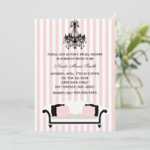 シックブライダルシャワー 招待状 (スタンド正面)