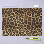 シックブラウン金ゴールドヒョウ 薄葉紙 (クラフト)