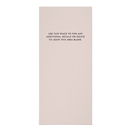 シックブラシストロークサロン価格表サービエレガントス ラックカード (裏面)