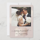 シックブラシストローク |とメリー写結婚した真 シーズンカード (正面)