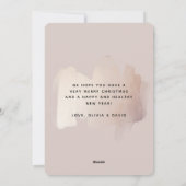 シックブラシストローク |とメリー写結婚した真 シーズンカード (裏面)