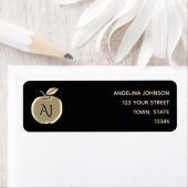 シックブラック差出人住所 ラベル (インサイチュ)