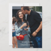 シックブラック&レッドローズテンプレート結婚式招待状 招待状 (裏面)