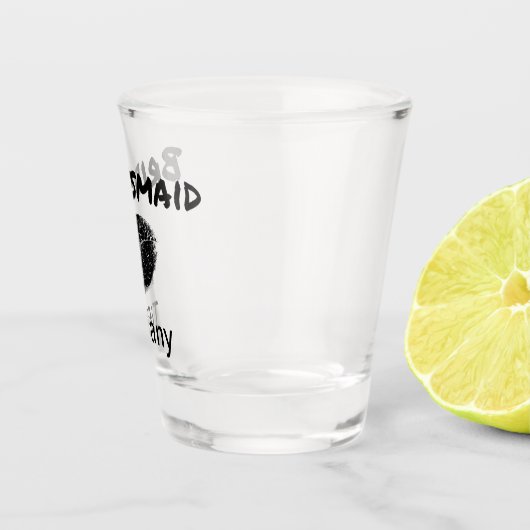 シックブリデズメイドキープ酒口紅プリント ショットグラス (右)