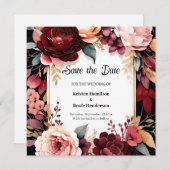 シックブルゴーニュクラシックー セーブザデート (正面/裏面)