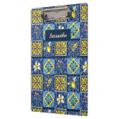 シックブルーティール（緑がかった色）シシリア地中海の柑橘類 クリップボード (左)