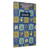 シックブルーティール（緑がかった色）シシリア地中海の柑橘類 クリップボード (右)