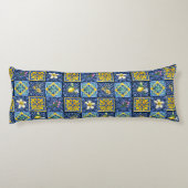 シックブルーティール（緑がかった色）シシリア地中海の柑橘類 ボディピロー (裏面)