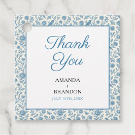 シックブルートイレデジュイ縁どフローラズ フェイバータグ