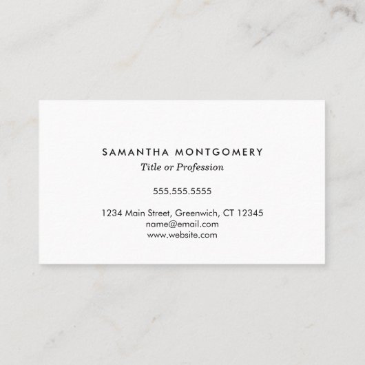 シックブルーパープルアクア金ゴールドシーズアゲート 名刺 (裏面)