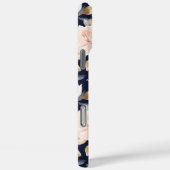 シックブルーピンク抽象芸術フローラ Case-Mate iPhoneケース (裏面 / 右)